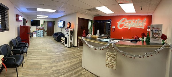 capitol collision repair toy drive office