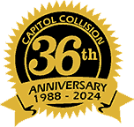 Capitol Collision Repair Anniversary Seal